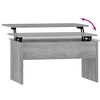 vidaXL Coffee Table Grey Sonoma Engineered Wood 31.5x19.9x16.3 in