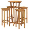 vidaXL Garden Bar Set Natural Wood Solid Acacia wood Large Durable