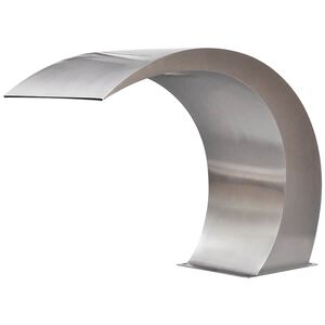 vidaXL Pool Fountain Silver Stainless steel (SS 304) Medium Durable