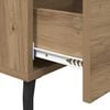 vidaXL Bedside Cabinet Artisan Oak 15.75 x 15.75 x 25.98 in