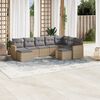 vidaXL Garden Sofa Set Beige