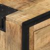 vidaXL Sideboard Brown Solid Mango Wood Rectangular Industrial Style