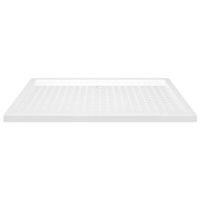 vidaXL Shower Base Tray with Dots White 31.5"x47.2"x1.6" ABS