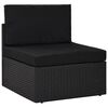 vidaXL Garden Lounge Set Black