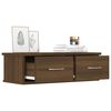 vidaXL Wall Cabinet Brown Oak Engineered Wood 23.6x10.2x7.3 in