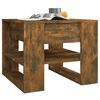 vidaXL Coffee Table Smoked Oak Engineered Wood Medium Coffee Table