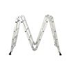 vidaXL Aluminium Step Ladder 8 Steps 330.7 lb