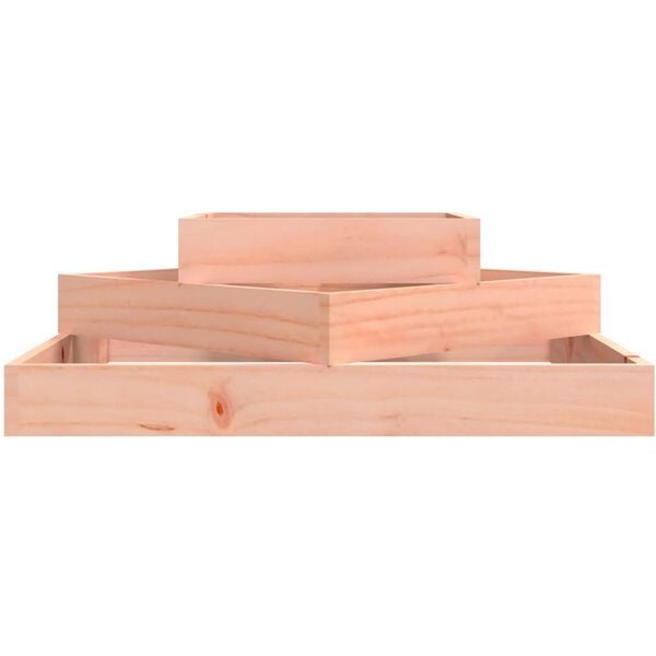 vidaXL Planter 32.7x32.7x10.6" Solid Wood Douglas