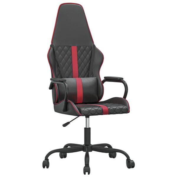 vidaXL Gaming Chair Black Faux leather, metal, plywood Standard