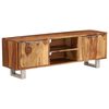 vidaXL TV Cabinet Honey Solid Acacia wood 47.2 in long TV Cabinet