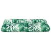 vidaXL Pallet Cushion Leaf Pattern Fabric (100% polyester)