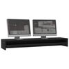 vidaXL Monitor Stand Black 39.4x9.4x5.1" Engineered Wood