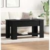 vidaXL Coffee Table Black oak 101 x 49 x 52 cm Engineered wood