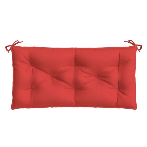 vidaXL Garden Bench Cushion Red Oxford fabric (100% polyester) 39.4"x19.7