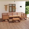 vidaXL Garden Lounge Set Honey brown Solid pinewood Large Modular