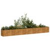 vidaXL Planter Rusty Weathering Steel Large Durable Planter
