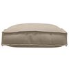 vidaXL Pallet Cushion for suitable for Seat 4 pcs Taupe 40 x 40 x 8 cm