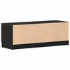 vidaXL TV Cabinet Black Oak 102 x 32 x 35.5 cm Engineered Wood