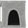 vidaXL Cat Tree Light Grey Engineered Wood, Plush, Sisal Small