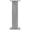 vidaXL Speaker Stands 2 pcs Grey Sonoma 11.8x11.8x31.5" Engineered Wood