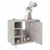 vidaXL Bathroom Cabinet Concrete Grey Engineered Wood
