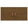 vidaXL Wall Cabinet Set of 2 Honey Brown Solid Pine Wood, Engineered Wood