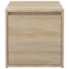 vidaXL Box Drawer Sonoma Oak Engineered Wood 15.9 in x 15.7 in x 15.9 in