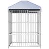 vidaXL Outdoor Dog Kennel with Roof 59.1"x59.1"x78.7"