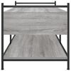 vidaXL Coffee Table Grey Sonoma Engineered wood, metal Medium
