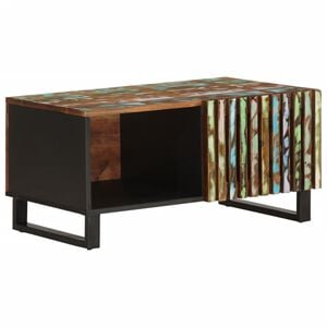 vidaXL Coffee Table Reclaimed wood finish Solid Acacia wood