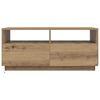 vidaXL Coffee Table Artisan Oak Engineered Wood 35.4 x 19.3 x 15.7 in