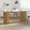 vidaXL Dining Table Artisan oak Engineered wood Large Durable