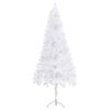 vidaXL Corner Artificial Pre-lit Christmas Tree White 70.9" PVC