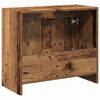 vidaXL Bathroom Cabinet with Storage Old Wood 24.80 x 11.42 x 21.65 in