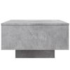 vidaXL Coffee Table Concrete Grey Engineered Wood Compact Durable