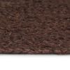 vidaXL Area Rug Brown Jute 59.1 in diameter Durable Area Rug Round