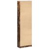 vidaXL Wardrobe Smoked Oak 21.65 x 9.84 x 74.41 in Engineered Wood