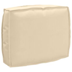 vidaXL Cushion Beige 19.69 x 15.75 x 4.72 in Oxford Fabric
