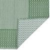 vidaXL Outdoor Rug Green Polypropylene Decorative Inlays Outdoor Rug