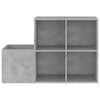 vidaXL Hall Shoe Cabinet Concrete Grey Engineered Wood Medium Cabinet