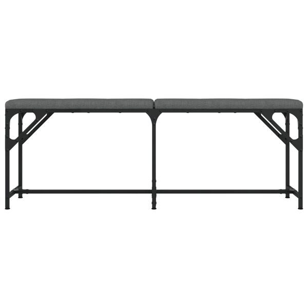 vidaXL Dining Bench Dark grey
