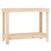 vidaXL Work Bench 43.3x19.7x31.5" Solid Wood Pine