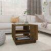 vidaXL Coffee Table Smoked Oak Engineered Wood Medium Coffee Table