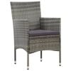vidaXL Sofa Set Grey