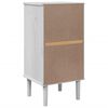 vidaXL Bedside Cabinet White
