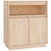vidaXL Sideboard Natural Wood Solid pine wood (untreated) Medium Cabinet