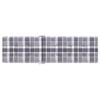 vidaXL Deck Chair Cushion Gray check Oxford fabric (100% polyester)
