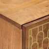 vidaXL Bedside Cabinets 2 pcs 15.7"x13"x18.1" Solid Wood Mango