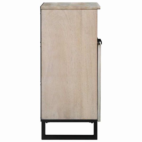 vidaXL Media Storage Cabinets & Racks White and Black