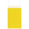 vidaXL Paper Bags 50 pcs with Handles Yellow 10.2x6.7x9.8"
